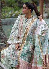 D#5A Crimson Luxury Emb Lawn Collection 623